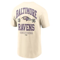 T-shirt Nike Freestyle Essential naturel pour homme, Baltimore Ravens