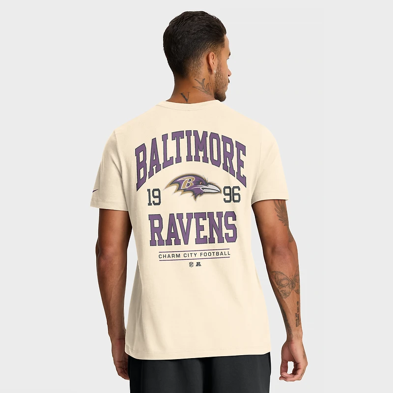 Men's Nike Natural Baltimore Ravens Freestyle Essential T-Shirt