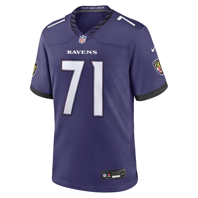 Maillot de match Nike Olaivavega Ioane violet des Ravens Baltimore, choix n° 14 du premier tour la draft NFL 2026