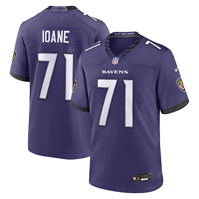 Maillot de match Nike Olaivavega Ioane violet des Ravens Baltimore, choix n° 14 du premier tour la draft NFL 2026