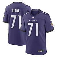 Maillot de match Nike Olaivavega Ioane violet des Ravens Baltimore, choix n° 14 du premier tour la draft NFL 2026