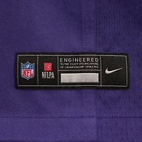 Men's Nike Owen Wright  Purple Baltimore Ravens Team Game Jersey