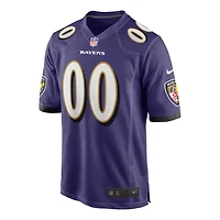 Men's Nike Purple Baltimore Ravens - Custom Game Jersey