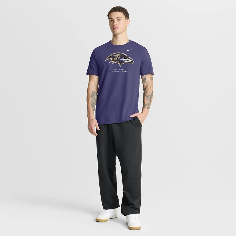 Men's Nike Purple Baltimore Ravens Essential T-Shirt