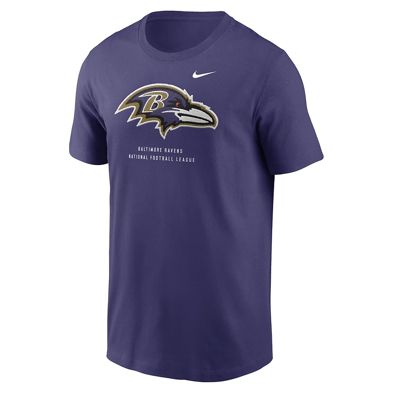 Men's Nike Purple Baltimore Ravens Essential T-Shirt