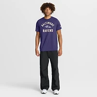 Men's Nike Purple Baltimore Ravens Favorable Timeline Tri-Blend T-Shirt