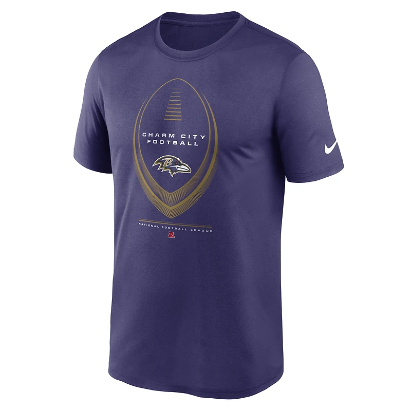 Men's Nike Purple Baltimore Ravens Legend Icon Dri-FIT T-Shirt