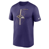 Men's Nike  Purple Baltimore Ravens Legend Icon Performance T-Shirt