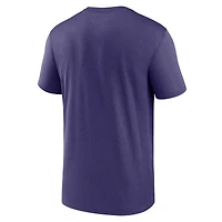 Men's Nike  Purple Baltimore Ravens Legend Wordmark Performance T-Shirt