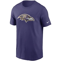 T-shirt violet avec logo principal des Ravens de Baltimore pour homme
