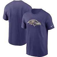 T-shirt violet avec logo principal des Ravens de Baltimore pour homme