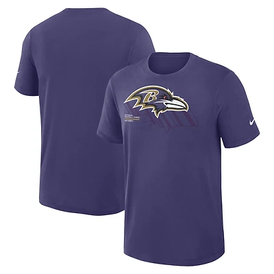 Men's Nike Purple Baltimore Ravens Primetime Slub Dri-FIT T-Shirt