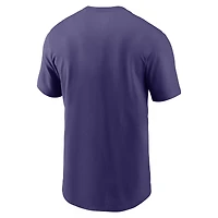T-shirt Nike violet Baltimore Ravens Primetime Local Essential pour homme