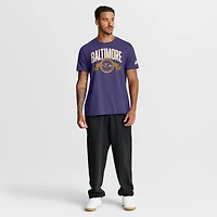 Men's Nike Purple Baltimore Ravens Rewind Front and Back Hit Essential T-Shirt