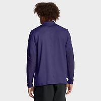 Pull Nike violet à demi-zip pour homme Baltimore Ravens Sideline Dri-FIT