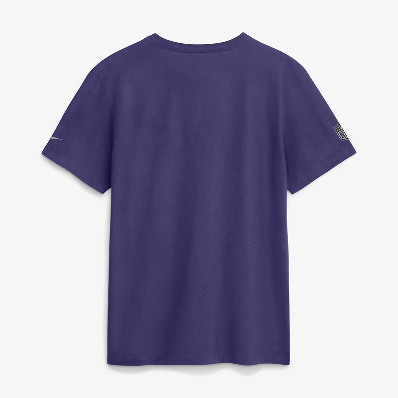 Men's Nike Purple Baltimore Ravens Sideline Dri-FIT T-Shirt
