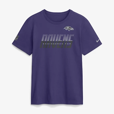 T-shirt Nike Dri-FIT violet Baltimore Ravens pour homme