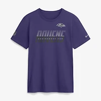 T-shirt Nike Dri-FIT violet Baltimore Ravens pour homme