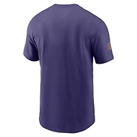 Men's Nike Purple Baltimore Ravens Sideline Dri-FIT T-Shirt