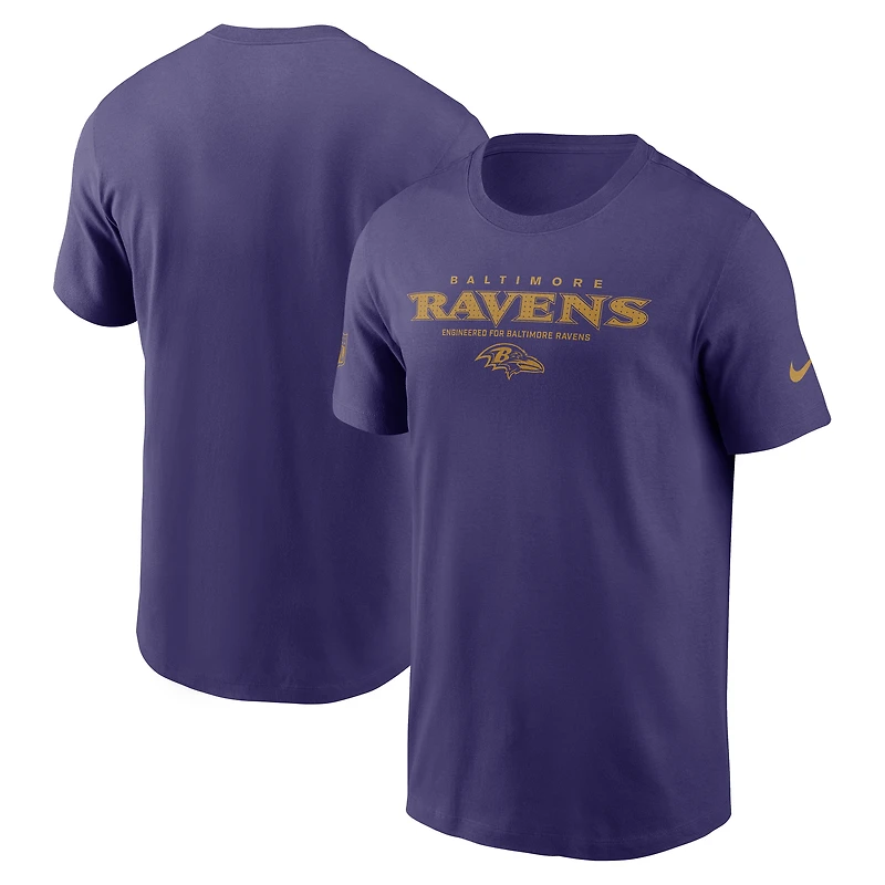 T-shirt Nike Dri-FIT violet Baltimore Ravens pour homme