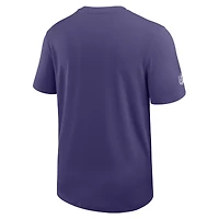 Men's Nike Purple Baltimore Ravens Sideline UV Performance Coach Shirt