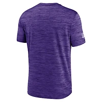 T-shirt Nike violet Baltimore Ravens Sideline Velocity Dri-FIT pour homme