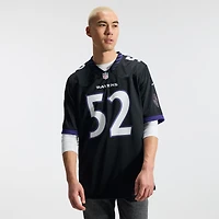 Men's Nike Ray Lewis Black Baltimore Ravens Alternate Retired Player Game Jersey