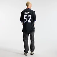 Men's Nike Ray Lewis Black Baltimore Ravens Alternate Retired Player Game Jersey