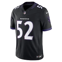 Maillot Nike Ray Lewis violet Baltimore Ravens Vapor F.U.S.E. pour homme, édition limitée et cousue, retiré du marché