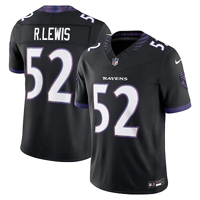 Men's Nike Ray Lewis Black Baltimore Ravens Alternate Vapor F.U.S.E. Stitched Retired Player Limited Jersey