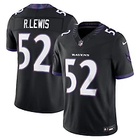 Men's Nike Ray Lewis Black Baltimore Ravens Alternate Vapor F.U.S.E. Stitched Retired Player Limited Jersey