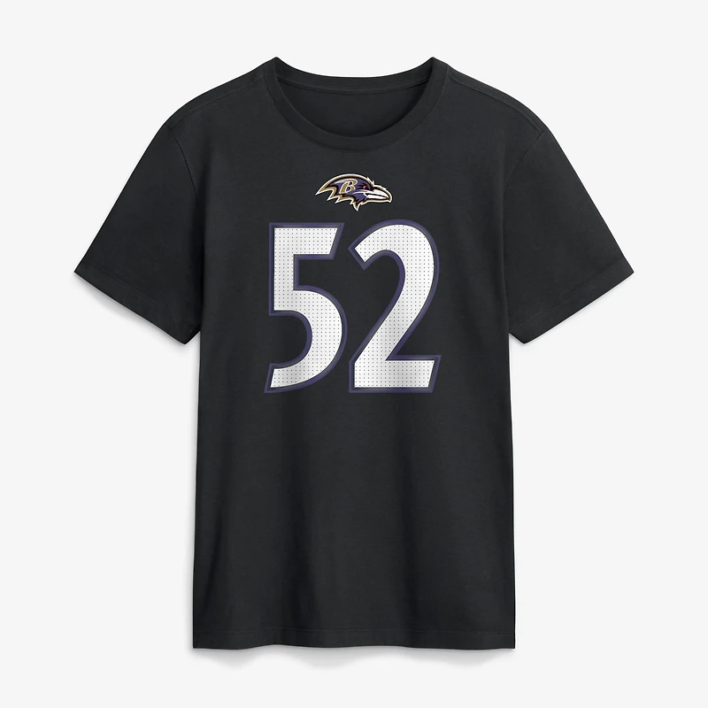 Men's Nike Ray Lewis Black Baltimore Ravens Retired Name & Number T-Shirt