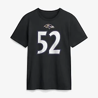 Men's Nike Ray Lewis Black Baltimore Ravens Retired Name & Number T-Shirt