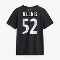 Men's Nike Ray Lewis Black Baltimore Ravens Retired Name & Number T-Shirt