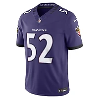 Men's Nike Ray Lewis Purple Baltimore Ravens Vapor F.U.S.E. Stitched Retired Limited Jersey