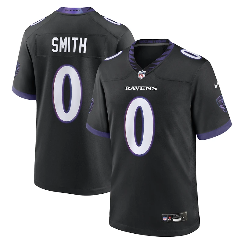 Men's Nike Roquan Smith Purple Baltimore Ravens Alternate Game Jersey