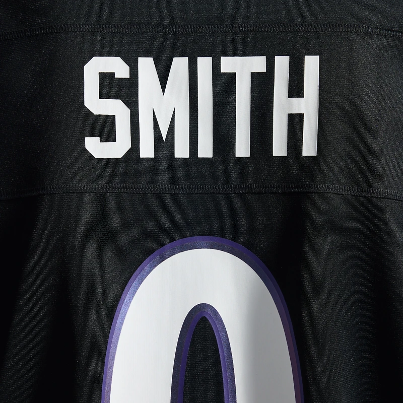 Maillot alternatif violet Nike Roquan Smith des Ravens de Baltimore pour homme