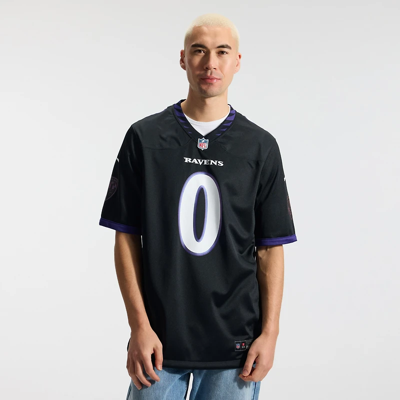 Men's Nike Roquan Smith Purple Baltimore Ravens Alternate Game Jersey