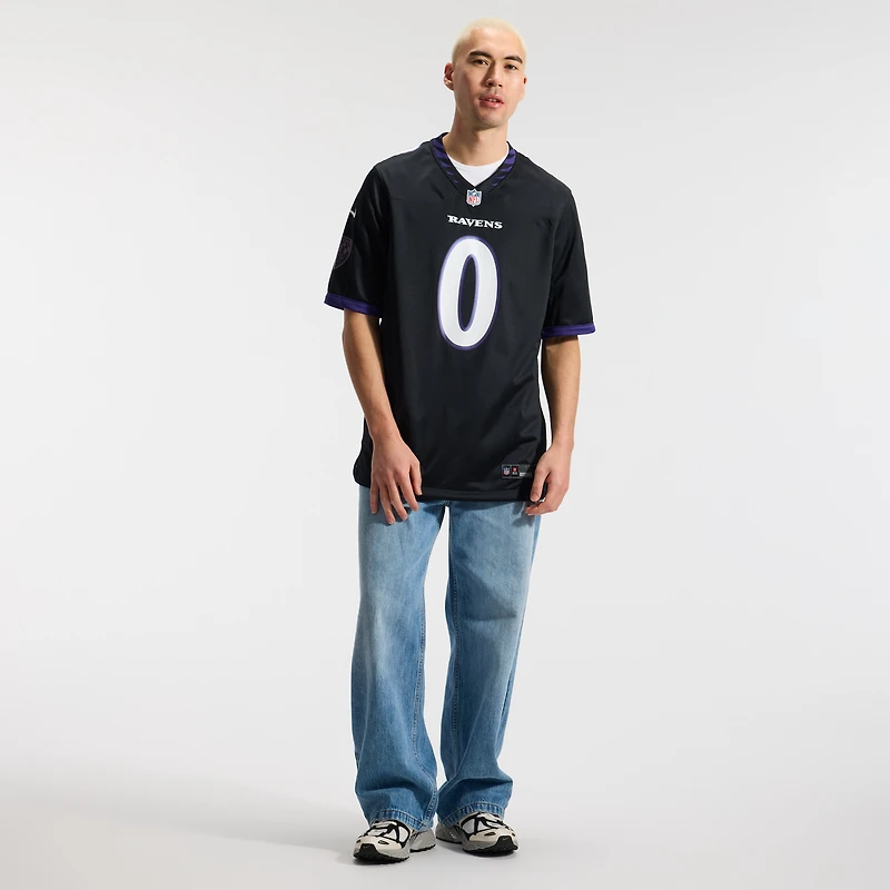 Men's Nike Roquan Smith Purple Baltimore Ravens Alternate Game Jersey