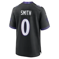 Maillot alternatif violet Nike Roquan Smith des Ravens de Baltimore pour homme