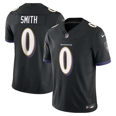 Maillot Nike Roquan Smith noir pour homme des Baltimore Ravens Alternate Vapor F.U.S.E. Limited
