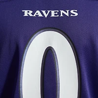 Men's Nike Roquan Smith Purple Baltimore Ravens Team Game Jersey