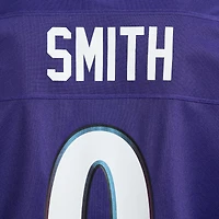 Men's Nike Roquan Smith Purple Baltimore Ravens Team Game Jersey