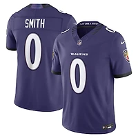 Men's Nike Roquan Smith Purple Baltimore Ravens Vapor F.U.S.E. Stitched Limited Jersey