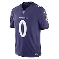 Maillot Nike Roquan Smith violet Baltimore Ravens Vapor F.U.S.E. édition limitée cousue pour homme