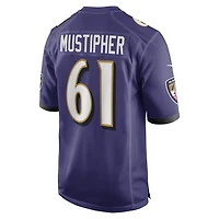 Maillot Nike Sam Mustipher violet pour homme des Baltimore Ravens