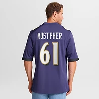 Maillot Nike Sam Mustipher violet pour homme des Baltimore Ravens