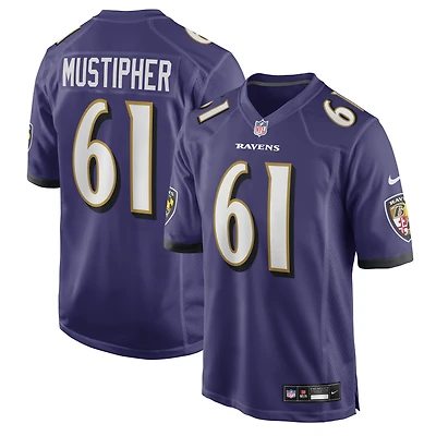 Maillot Nike Sam Mustipher violet pour homme des Baltimore Ravens