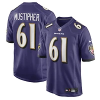 Maillot Nike Sam Mustipher violet pour homme des Baltimore Ravens