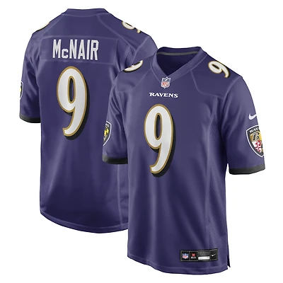 Maillot de joueur retraité Nike Steve McNair pour homme des Ravens Baltimore violet